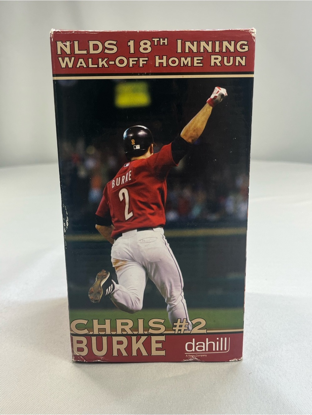2012 Houston Astros Chris Burke Bobblehead 2005 NLDS 18th Inning Walk-Off HR SGA
